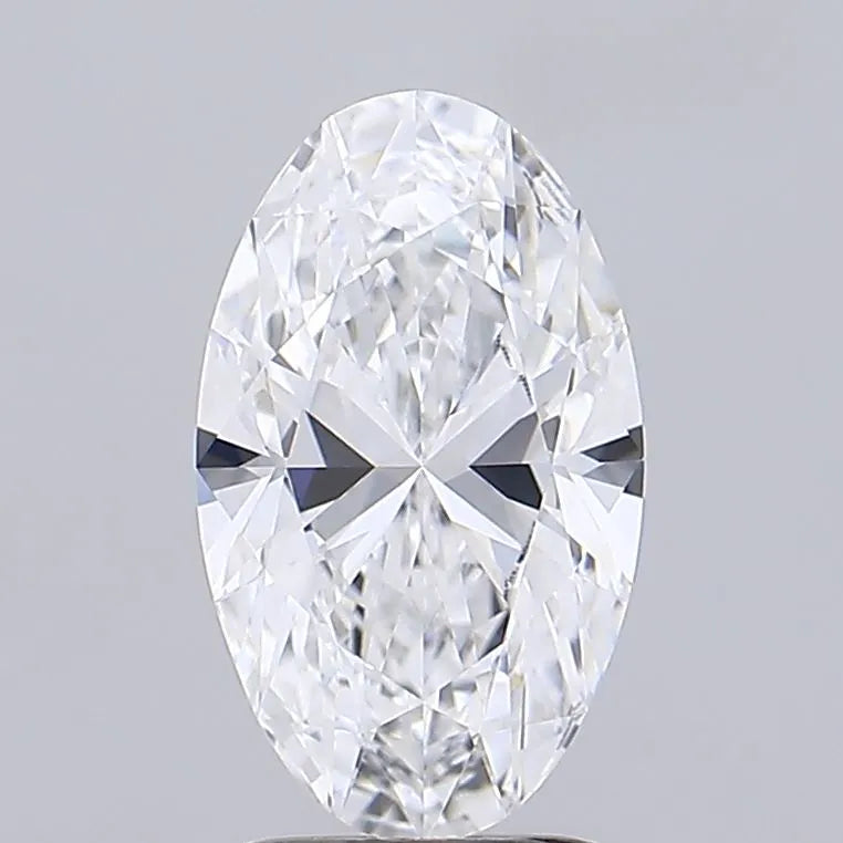 2.06ct Oval Lab Grown Diamond (Colour D, Clarity VVS1, IGI Certified)